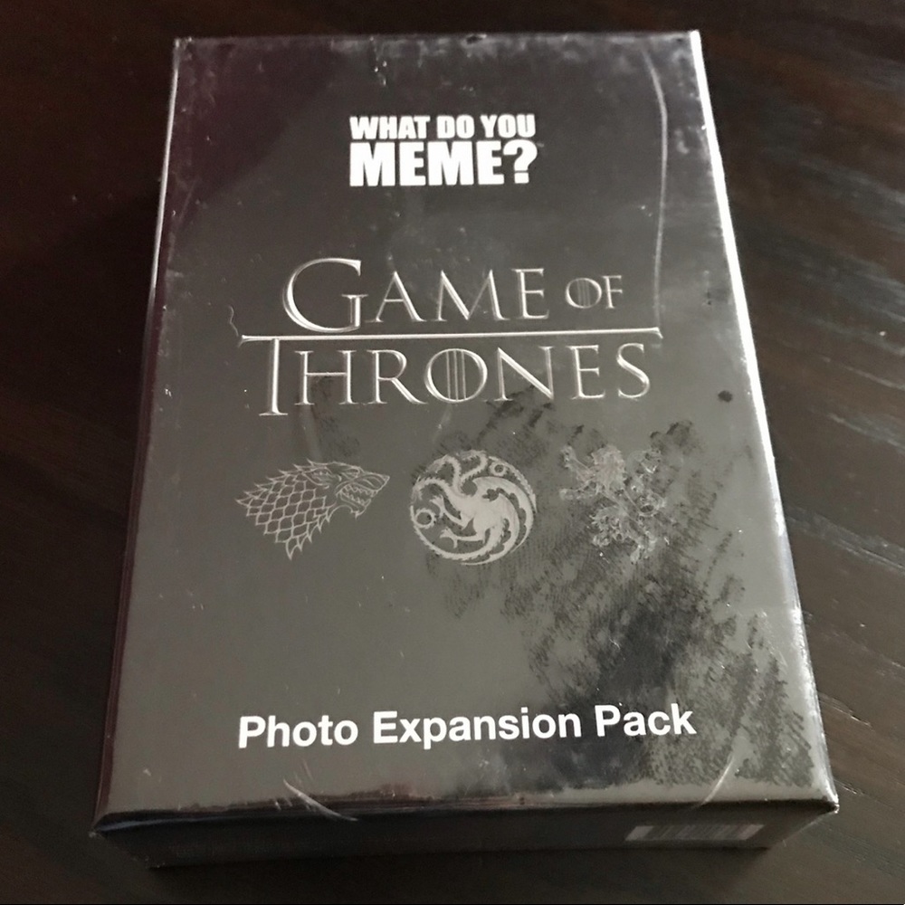 NEW What Do You Meme? Game of Thrones photo expansion pack.